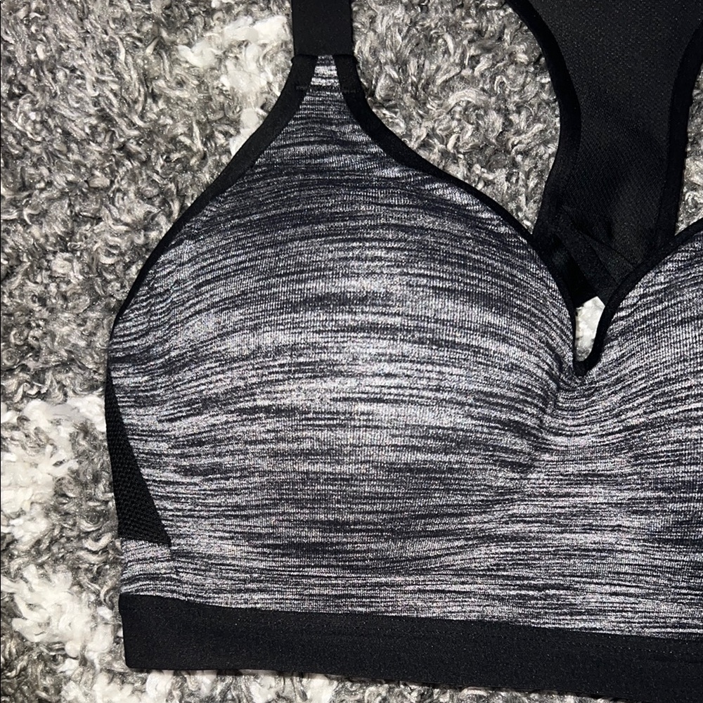 NWT Victoria’s Secret VSX Women's Black and Gray Sports Bra - Picture 3 of 10